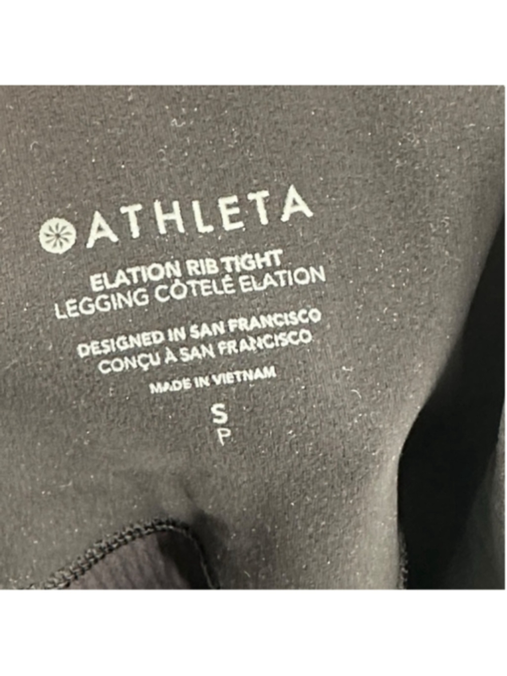 Athleta Elation High Rise Rib Legging
Buttery-soft stretch medium compression sm - Picture 8 of 9